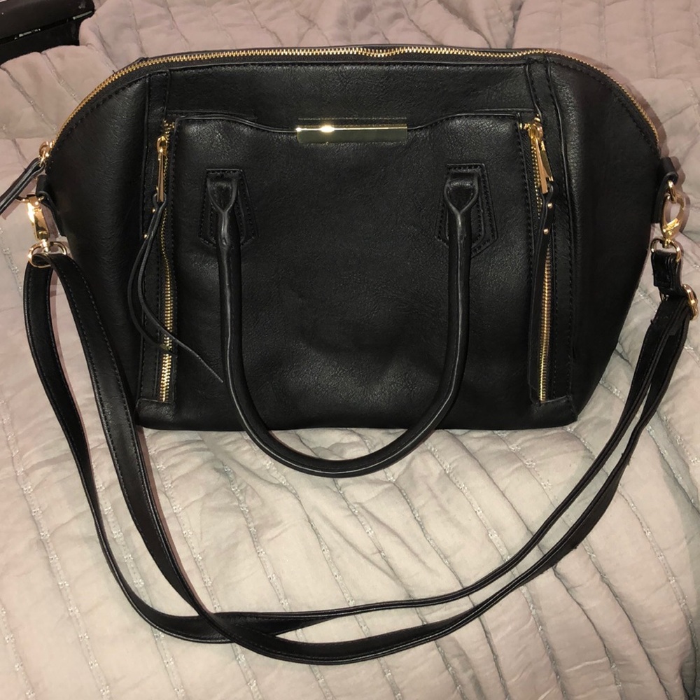 Mossimo Black with gold detailing Purse